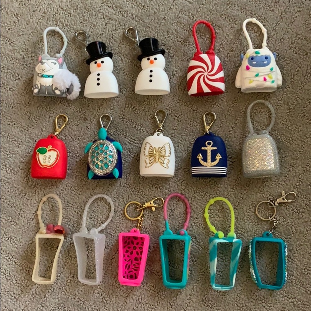 bath and body works hand sanitizer keychains
